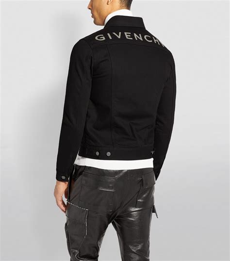 givenchy logo-embroidered denim jacket|GIVENCHY Logo.